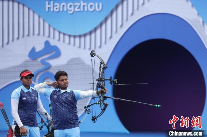 印度队问鼎复合弓混团金牌 韩国队反曲弓混团称